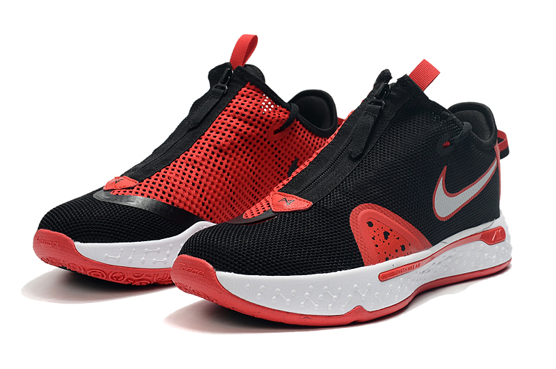 2020 Nike Paul George IV Black Red White - Click Image to Close